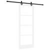 vidaXL Puerta Corredera ORKDAL y Negro 83 x 211 cm