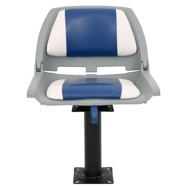 vidaXL Asiento para barco con pedestal giratorio 360°