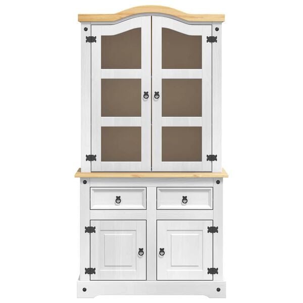 vidaXL Aparador con caj&oacute;n 100 x 48,5 x 179 cm Madera de pino macizo