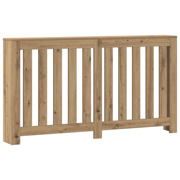 vidaXL Cubierta de radiador madera color roble artesano 149x20x82 cm