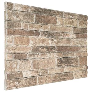vidaXL Paneles de pared 10 uds. 100 x 50 cm Multicolor Espuma EPS