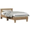 vidaXL Estructura de cama Roble artesanal 193 x 95 x 88 cm