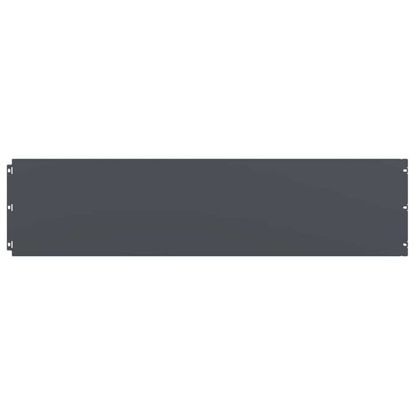 vidaXL Bordes c&eacute;sped 10 uds antracita 25x103 cm acero laminado fr&iacute;o