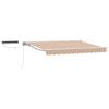 vidaXL Toldo Retr&aacute;ctil El&eacute;ctrico Azul, Naranja, Blanco 3,5 x 2,5 m