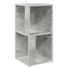 vidaXL Mueble de esquina madera de ingenier&iacute;a gris 33x33x67 cm