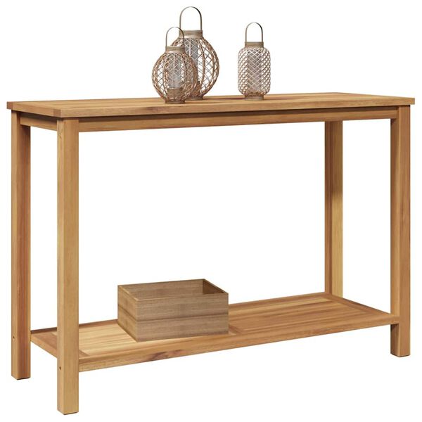 vidaXL Mesa de Café Marrón 110 x 40 x 45 cm Madera de teca maciza