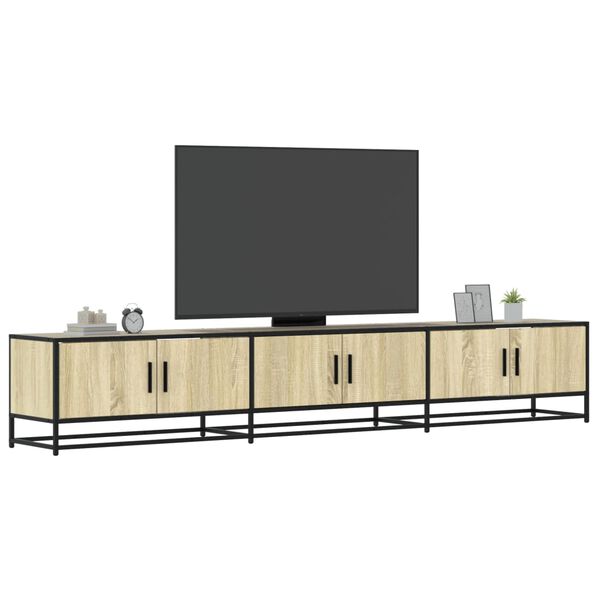 vidaXL Mueble para TV madera de ingenier&iacute;a roble Sonoma 240x35x41 cm