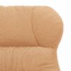 vidaXL sill&oacute;n Beige 69 x 74 x 93 cm Tela Sherpa