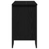 vidaXL Gabinete de Lavabo para Baño Roble Negro 91 x 35 x 60 cm