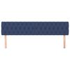 vidaXL Cabeceros tela azul 180x7x78/88 cm