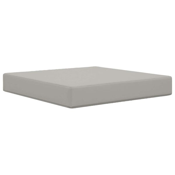vidaXL Coj&iacute;n para sof&aacute; de exterior 2 pcs Gris Poli&eacute;ster