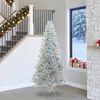 vidaXL &Aacute;rbol de Navidad con 300 LED con soporte Plateado 240 cm PET