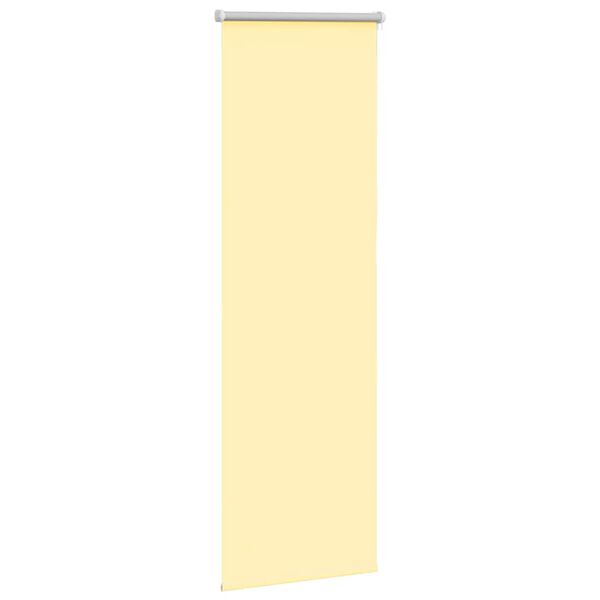 vidaXL Estor Enrollable Opaco Amarillo 40x130 cm Tela Ancho 35,7 cm