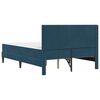 vidaXL Estructura de cama con colch&oacute;n Azul 120 x 190 cm Terciopelo