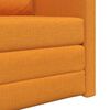 vidaXL Sof&aacute; cama de suelo 2 en 1 tela amarillo oscuro 112x174x55 cm