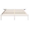 vidaXL Estructura de cama 140 x 200 cm Madera de pino macizo