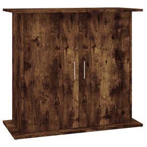 vidaXL Soporte de acuario madera ingenier&iacute;a roble ahumado 81x36x73 cm