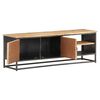 vidaXL Mueble para TV de madera maciza de acacia 120x30x40 cm