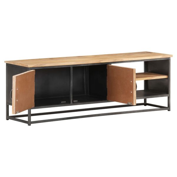 vidaXL Mueble para TV de madera maciza de acacia 120x30x40 cm
