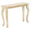 vidaXL Mesa consola de 110x35x77 cm, madera maciza de mango