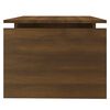 vidaXL Mesa de centro madera contrachapada roble marr&oacute;n 68x50x38 cm