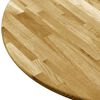 vidaXL Superficie de mesa redonda madera maciza de roble 23 mm 700 mm