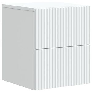 vidaXL Mesita de Noche de Pared 33 x 34,5 x 40 cm Madera de Ingenier&iacute;a