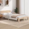 vidaXL Estructura de cama sin colchón madera de pino maciza 120x200 cm