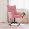 vidaXL Sill&oacute;n de relax de terciopelo rosa