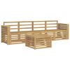 vidaXL Conjunto de sof&aacute;s de exterior 5 uds. Blanco