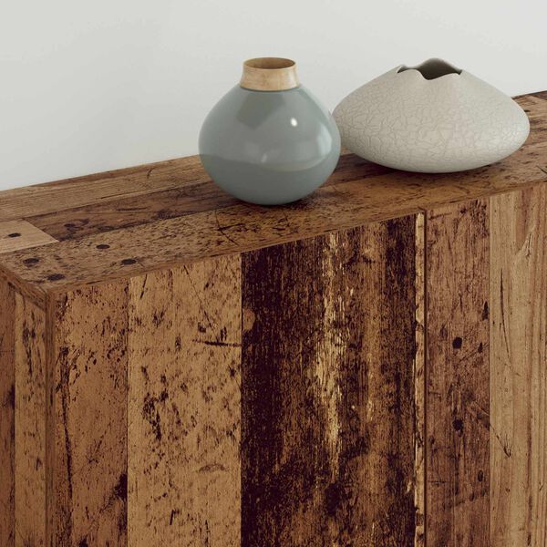 vidaXL Unidad de Pared para TV 5 pcs Madera envejecida