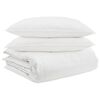 vidaXL Juego de Edred&oacute;n con almohada 3 uds. Pluma de pato