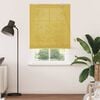 vidaXL Estor enrollable con cortinas Amarillo 120 x 220 cm Bambú