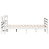 vidaXL Estructura de cama sin colch&oacute;n madera maciza de pino 160x200 cm