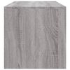 vidaXL Mesa de centro madera contrachapada gris Sonoma 100x40x40 cm