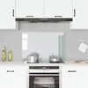 vidaXL Protector contra salpicaduras cocina vidrio templado 90x60 cm