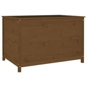 vidaXL Arriate elevado jard&iacute;n madera pino marr&oacute;n miel 119,5x82,5x78 cm