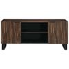 vidaXL Unidades de TV Nogal 105 x 33 x 46 cm Madera contrachapada