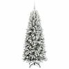 vidaXL &Aacute;rbol de Navidad artificial 180 cm PVC y Pl&aacute;stico y Acero y PE