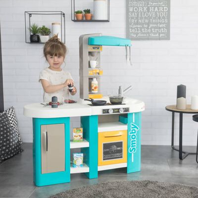 Smoby Cocina de juguete del estudio Bubble 85x61,5x99 cm azul