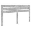 vidaXL Cabecero Gris Concreto 200 cm Madera contrachapada