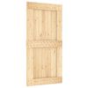 vidaXL Puerta corredera con herrajes madera maciza de pino 100x210 cm