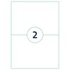 rillprint Etiquetas autoadhesivas 210x148 mm 1000 hojas blanco