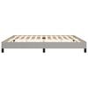 vidaXL Cama sin colchón tela gris claro 200x200 cm