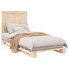 vidaXL Estructura de cama con cabecero madera maciza de pino 90x200 cm