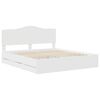 vidaXL Estructura de cama con caj&oacute;n 180 x 200 cm Madera Ingenieril