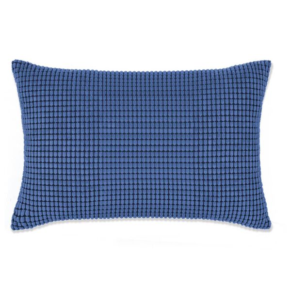 vidaXL Cojines de terciopelo 40x60 cm azul 2 unidades