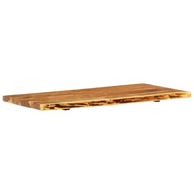 vidaXL Encimera para armario tocador madera maciza acacia 114x52x4 cm