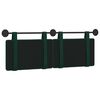 vidaXL Cabecera Colgante Verde oscuro 150 x 55 x 5 cm Terciopelo