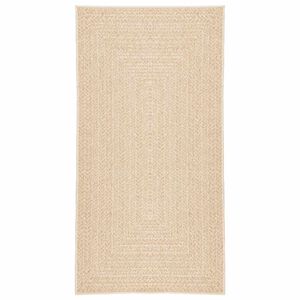 vidaXL Alfombra ZIZUR apariencia yute interior exterior beige 60x110cm